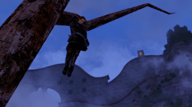 "A slow, bloody and gruesome death as you choke on your own blood while being strung up. Such similar fates await those with the a 'third eye'. Because mine is far more superior and always shall be."