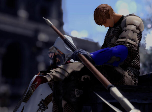 "Despite thine fruitless efforts, thou dies a meaningless death, judged by Halone herself. May thine soul never find the peace thou doth not deserve."