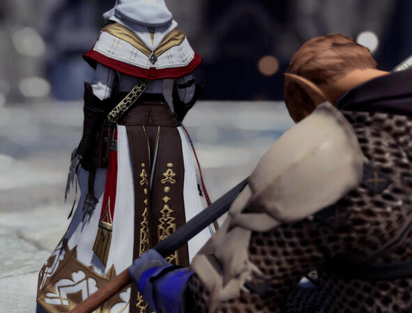 "Thy life ended here and mines shall go on. This is the way of our order, of our justice..."